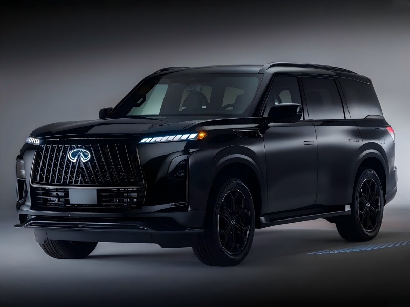 ชุดแต่งภายนอกสีดำ / 3.5T V6 Power - รูปภาพอย่างเป็นทางการของรุ่น Infiniti QX80 Sport ปี 2026